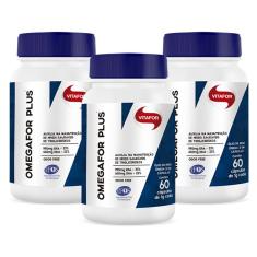 Combo 3 - ÔmegaFor plus - 60 Cápsulas - Vitafor
