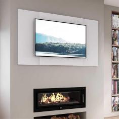 Painel TV 65&quot; 2 em 1 Malta Multimóveis Branco