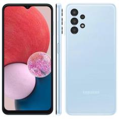 Smartphone Samsung Galaxy A13 128GB 4G Wi-Fi Tela 6.6`` Dual Chip 4GB RAM Câmera Quádrupla + Selfie 8MP - Azul