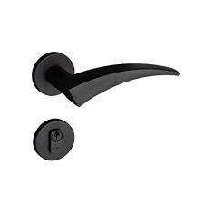 Fechadura Esplendore em Zamac Preto Texturizado Externa