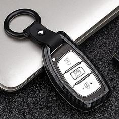 TPHJRM Capa da chave do carro em liga de zinco, adequado para Hyundai i10 i20 i30 HB20 IX25 IX35 IX45