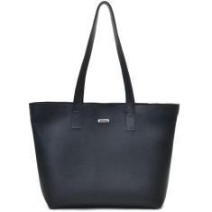 Bolsa Sacola Feminina Ombro Lateral Alça Fixa Fecho Pressao