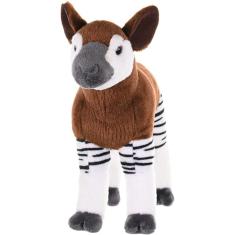 Wild Republic Okapi Plush, Stuffed Animal, Pelúcia Brinquedo, Presentes para Crianças, Cuddlekins 12 Polegadas