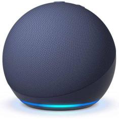 Echo Dot 5 Geração Alexa / Relógio / Bluetooth - Azul