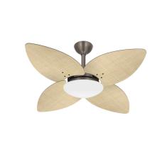 Ventilador De Teto Bronze Winds Silencioso 4 Pás Ventax 110V