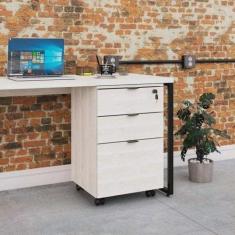 Gaveteiro Volante 2 Gavetas e 1 Gaveta para Pastas Kugv43 Kuadra Espre