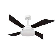 Ventilador De Teto Branco 4 Pás Volare Premium R1 Vr50 Tech Tabaco 127v Volare Volare 110v Branco