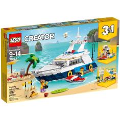 Brinquedo LEGO Cruising Adventures com iate de luxo 31083