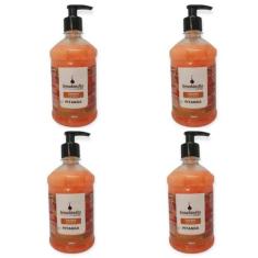 Kit 4 Sabonete Líquido 500ml Pump com Hidratante PH Antialérgico da Se