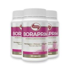 Kit 3 Boraprim Vitafor 60 Cápsulas