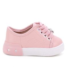 Tênis Bebê Molekinha Baby Estrelas Feminino-Feminino