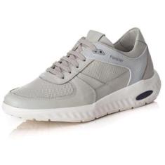 Tênis Masculino Esportivo Couro Cadarço Conforto Dia a Dia-Masculino