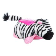 Brinquedo Pelúcia Pillow Pets Mini com Luz DTC, Zippity zebra