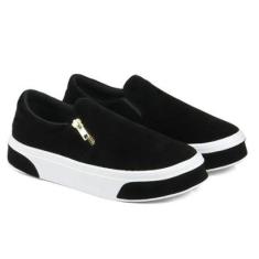 Tenis Slip On Casual Feminino Confortável-Feminino
