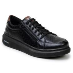 Tenis  Masculino Couro Legitimo Original Moderno Confortavel Diversas Cores 1090 Parra Boots-Masculino