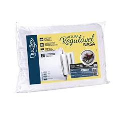 Travesseiro Altura Regulável Nasa, Duoflex, Branco, Pacote de 1