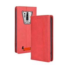 Capa para Blackview BV6900, capa flip carteira de couro para Blackview BV6900, capa magnética retrô para telefone, capa carteira com compartimentos para cartão