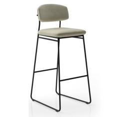 Banqueta Alta Ba 402 B para Bancada Sala de Jantar Encosto e Assentos 