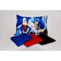 Jogo de Lençol Solteiro com elástico 2 Peças Sonic Personagens - Santo