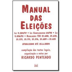 Livro - Manual das eleições - 1 ed./2004