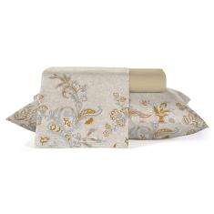 Jogo de Cama 100% Algodão Teka Diamante Casal