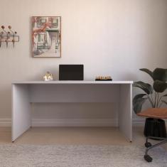 Mesa de Escritório Natus 40mm 150 Bramov Móveis Cinza Cristal