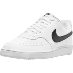 Nike Tênis masculino Court Vision Low Next Nature, Branco/Preto/Branco, 44