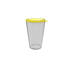 Pote Com Tampa Crippa Branco/amarelo