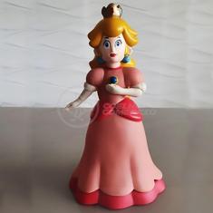 Boneco Action Figure Princesa Peach Toadstool 23Cm Mario