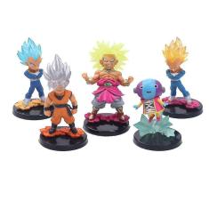 Sun Goku Anime Doll Modelo Toy 5pcs