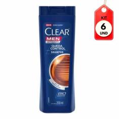 Kit C/06 Clear Men Queda Control Shampoo 200ml