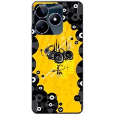 Capa Adesivo Skin354 Verso Para Realme C53 (2023)