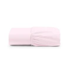 Lençol De Baixo Casal Queen Avulso Com Elástico Primor Percal 400 Fios - Rosa