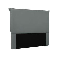 Cabeceira Cama Box Casal 140 cm Garden Veludo Cinza S04 - D`Rossi