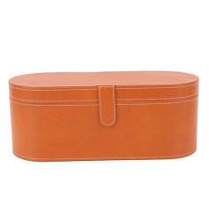 Bolsa de Armazenamento de Ferramentas de Modelagem de Cabelo Couro PU Resistente a Impactos, Resistente a Arranhões, Bolsa de Transporte de Secador de Cabelo à Prova para Uso