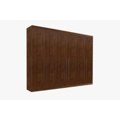 Guarda roupa gramado casal com 6 portas de abrir 6 gavetas 100% mdf - 