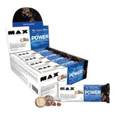 Power Protein Bar (Caixa c/ 8un de 90g)  Max Titanium