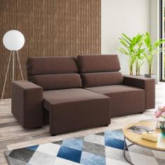 Sofá Retrátil e Reclinável 3 Lugares 2m Veludo Lion - Viero