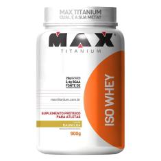 Whey Protein Isolado Iso Whey 900 g - Max Titanium-Unissex