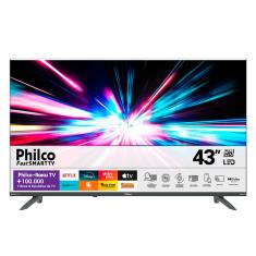 Smart TV FHD 43” Philco Led Roku TV Dolby Audio PTV43VA4REGB