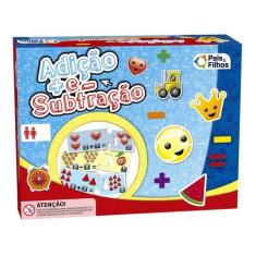 Jogo didatico adicao e subtracao - fique bom nas contas - Pais e Filho