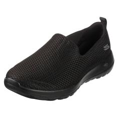 Skechers Tênis feminino Go Walk Joy, Preto/branco, 5 Wide