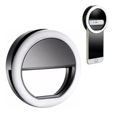 Luz Selfie Mini Ring Light Clipe Anel Led Flash Celular Universal