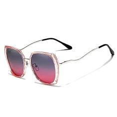 Óculos de Sol Feminino Genuine Kingseven Proteção UV400 Gradiente N7832 (C5)