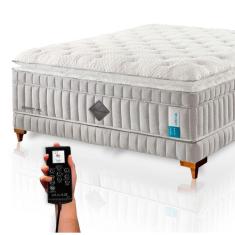 Colchão De Látex Híbrido Qgel Com Cobre Queen 158x198cm