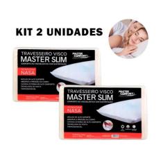 Kit 2 Travesseiros NASA Conforto Tecnológico Antialérgico - RELET