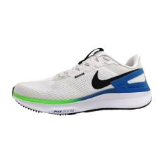 NIKE Tênis de corrida masculino Air Zoom Structure 25, Branco/Preto//Platinum Tint-off-white, 42 BR