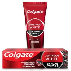 Colgate Creme Dental Clareador Luminous White Carvão Ativado 70g
