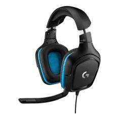 Headset Gamer Logitech G432 - Preto/azul