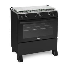 Fogão Itatiaia 5 Bocas Star New Preto Bivolt